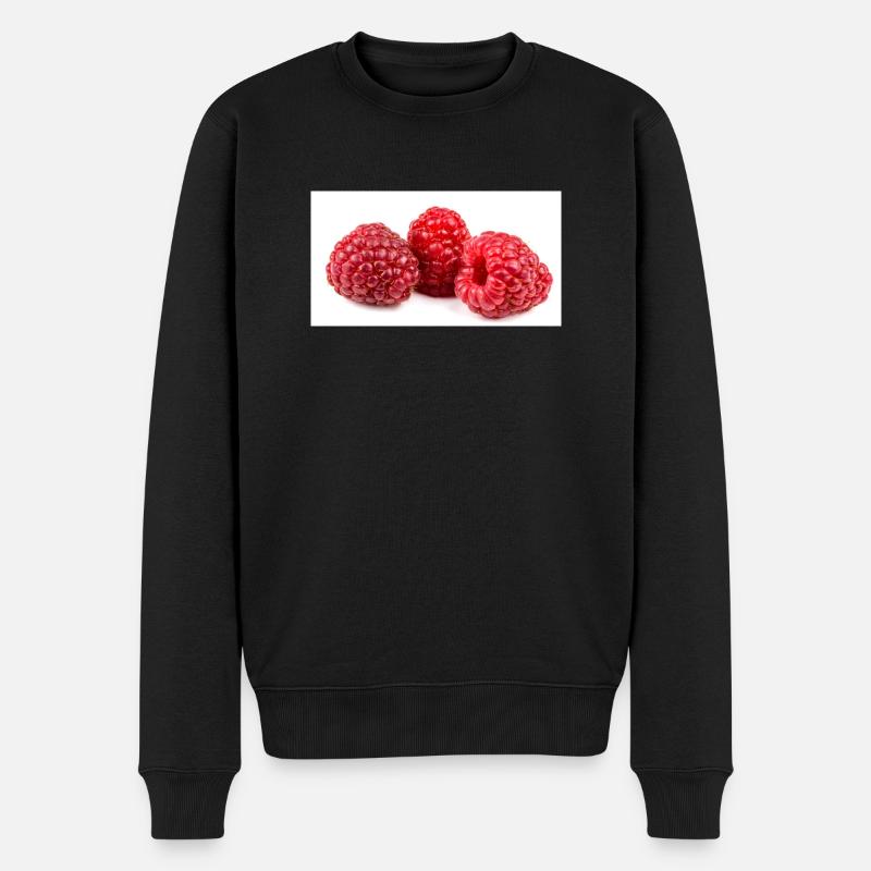 Raspberry. Raspberry - Men's Premium Organic Jumper - black