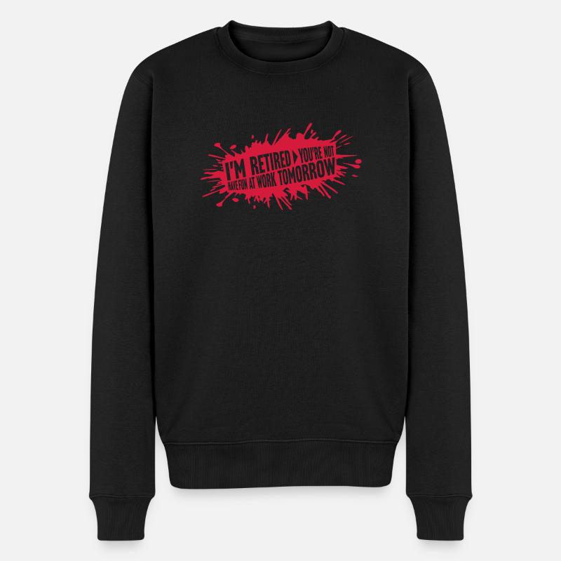 Amusez-vous au travail - Pull Premium bio Homme - noir