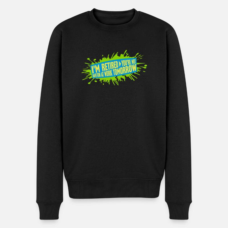 Amusez-vous au travail - Pull Premium bio Homme - noir