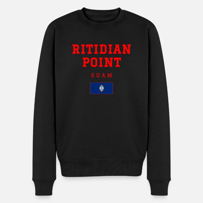 Ritidian Guam - Männer Premium Bio Pullover - Schwarz