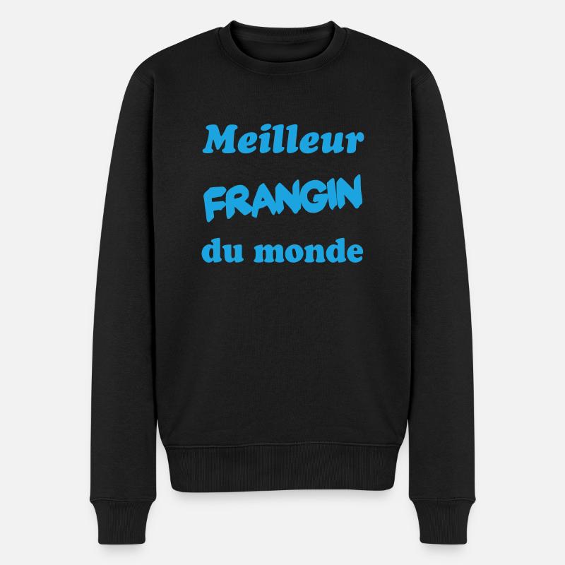 Bester Bruder - Männer Premium Bio Pullover - Schwarz