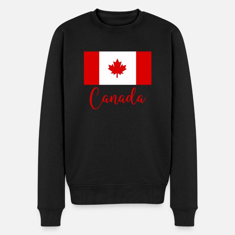 Canada Canada - Pull Premium bio Homme - noir