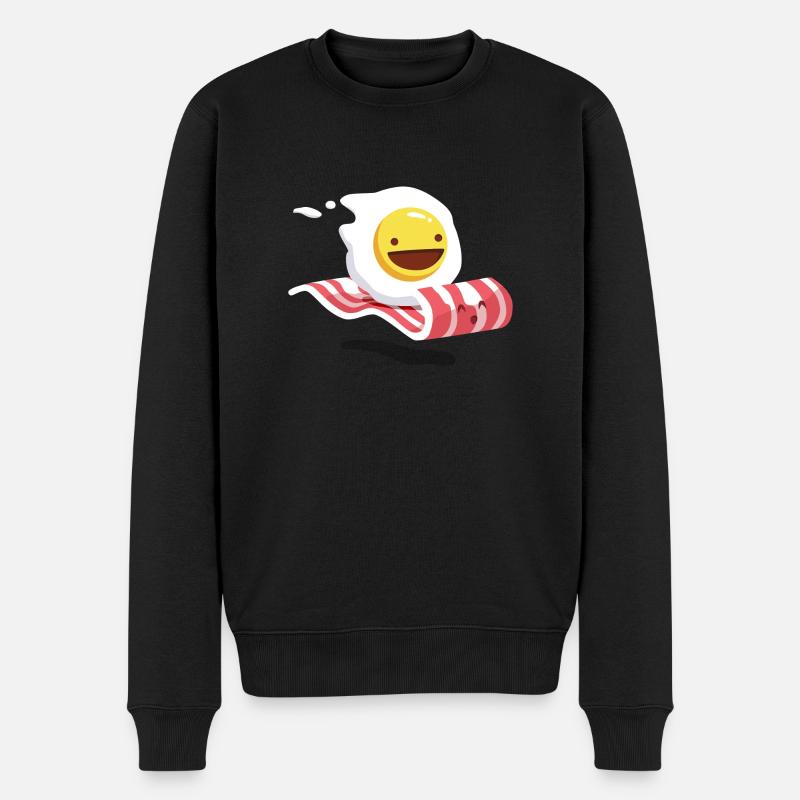 Egg Bacon Buddies - Pull Premium bio Homme - noir
