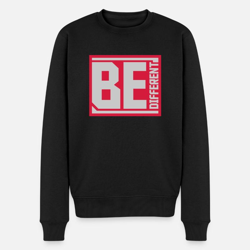 Soyez différent Logo Design - Pull Premium bio Homme - noir