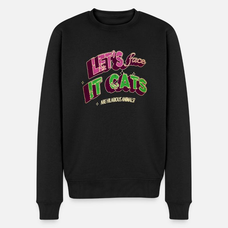 avocats rainbow cat blagues - Pull Premium bio Homme - noir