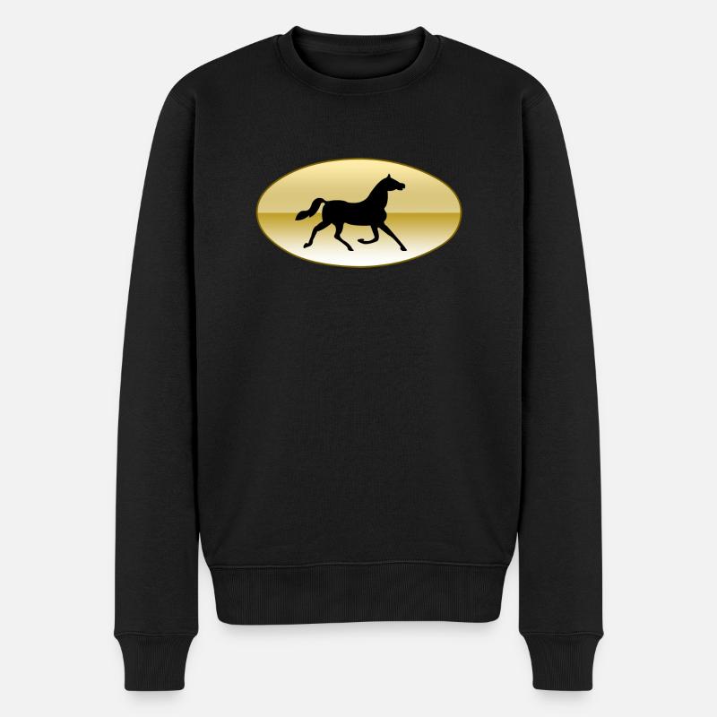 Cheval - Pull Premium bio Homme - noir
