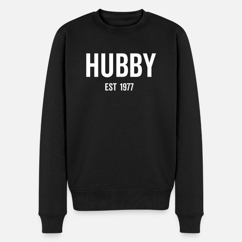 Hubby Est 1977 - Pull Premium bio Homme - noir