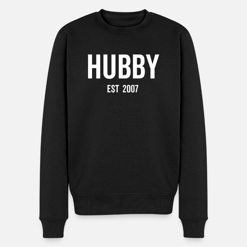 Hubby Est 2007 - Pull Premium bio Homme - noir