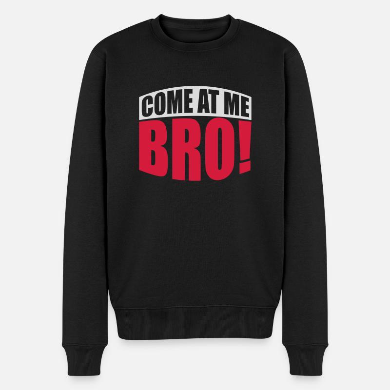 Viens à moi bro - Pull Premium bio Homme - noir