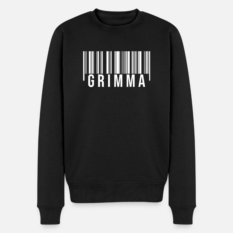 Sachsen Grimma - Männer Premium Bio Pullover - Schwarz