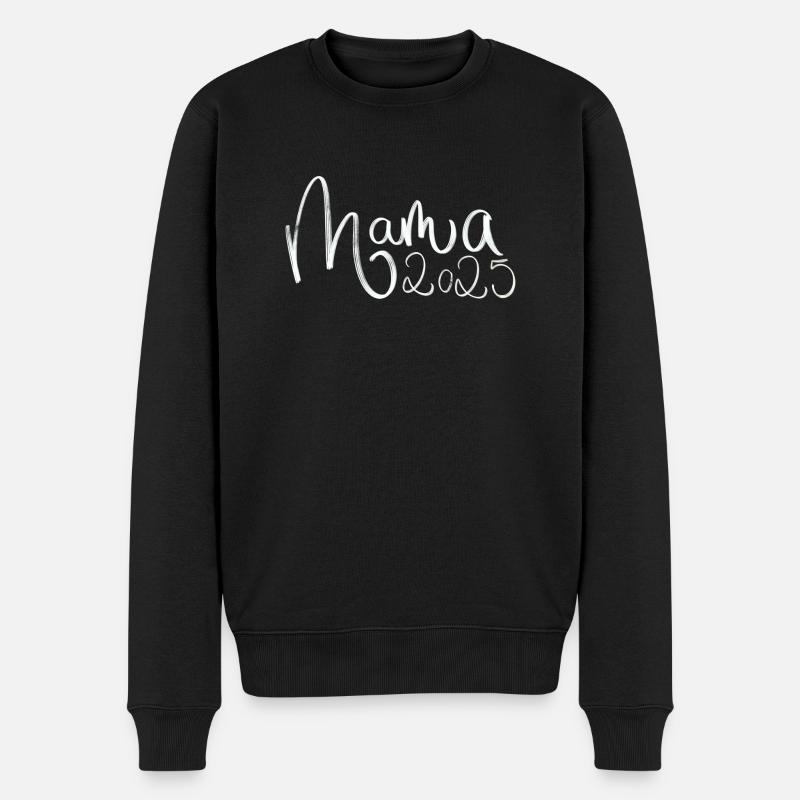 Mama 2025 - Männer Premium Bio Pullover - Schwarz
