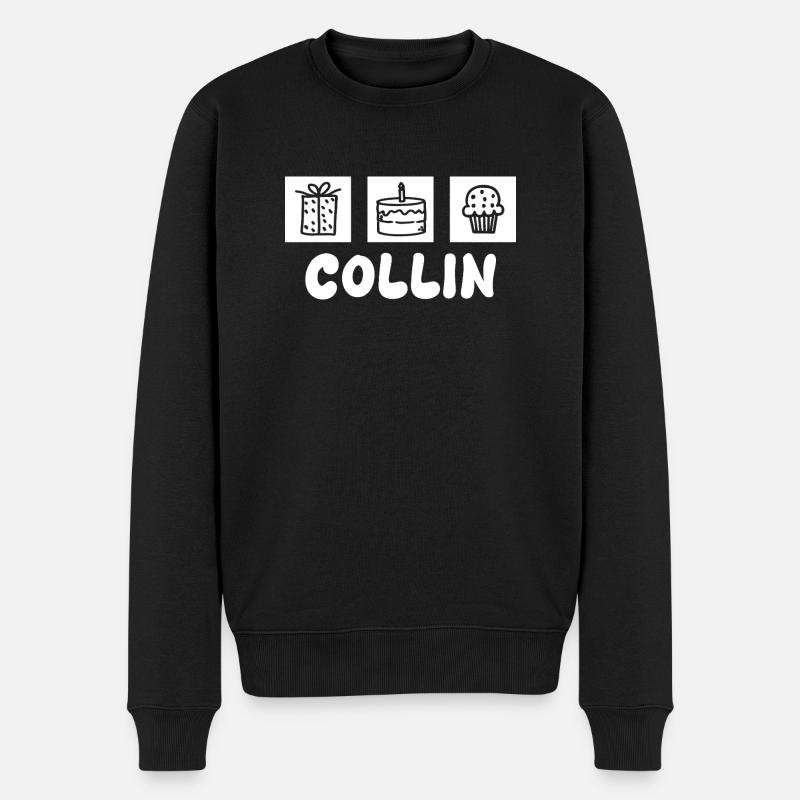 Cadeau pour Collin - Pull Premium bio Homme - noir