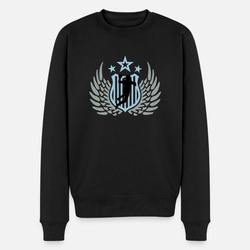 handballerin_f_3c - Pull Premium bio Homme - noir