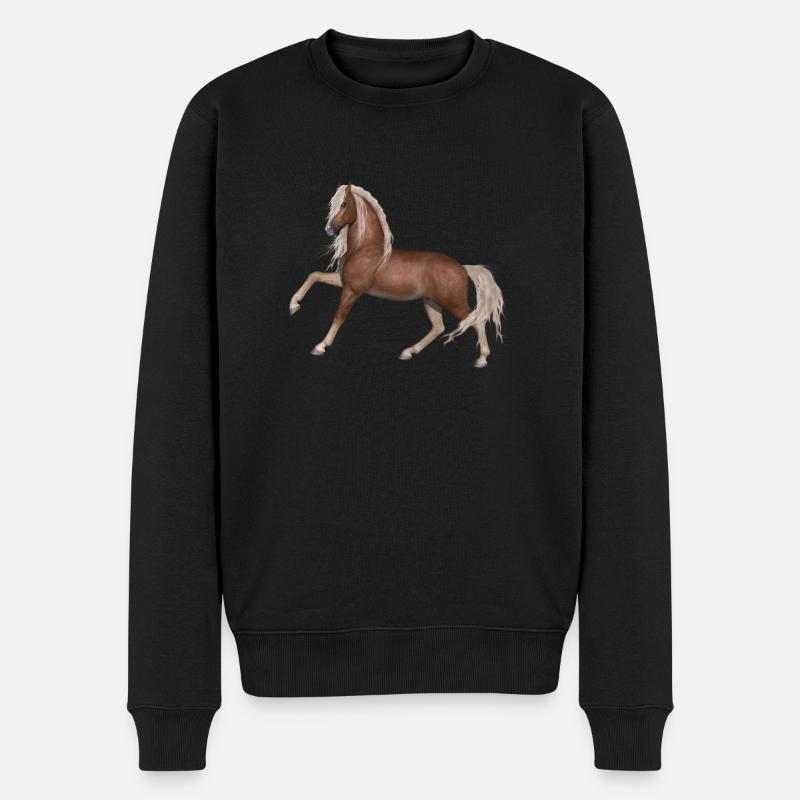 Cheval - Pull Premium bio Homme - noir