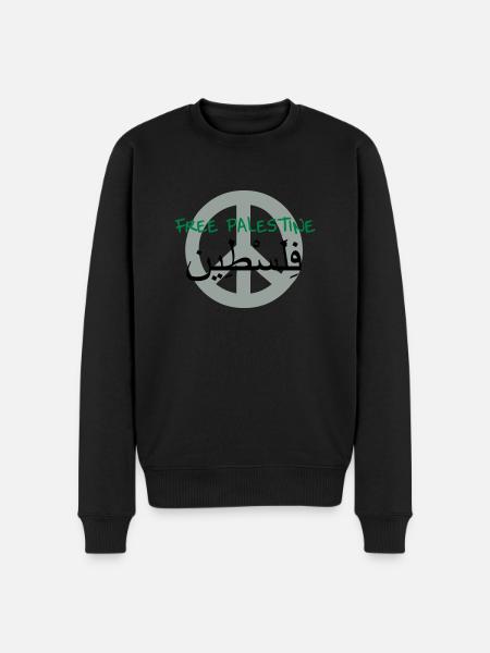 palestine - Pull Premium bio Homme - noir