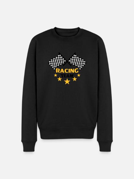racing_team - Pull Premium bio Homme - noir