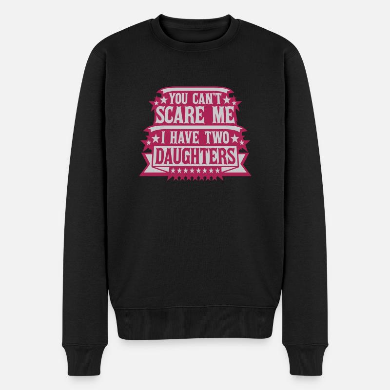 J’ai deux filles - Pull Premium bio Homme - noir