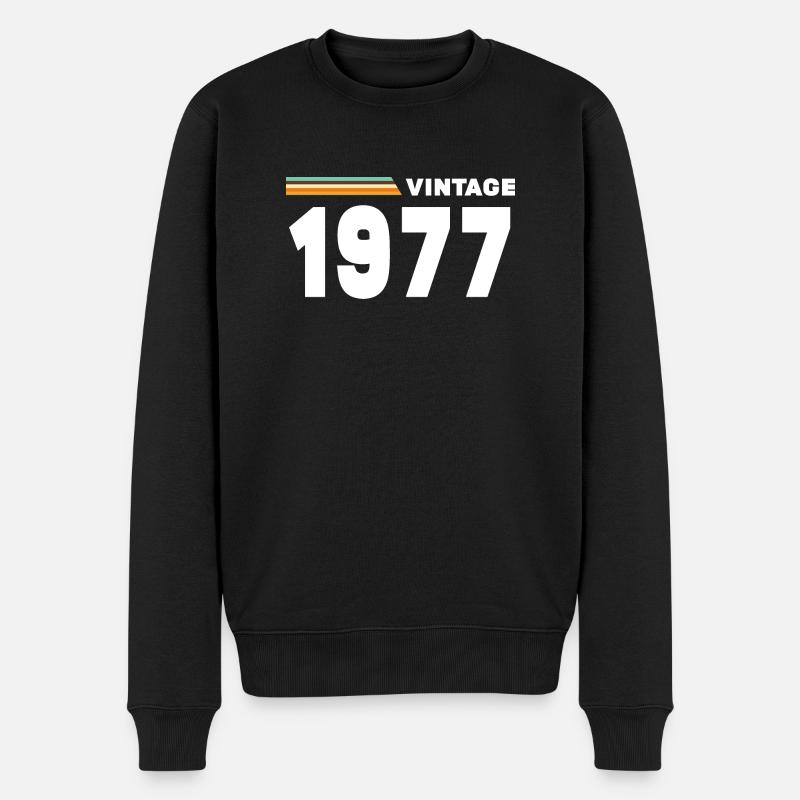 Millésime 1977 - Pull Premium bio Homme - noir