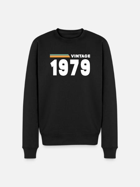 Millésime 1979 - Pull Premium bio Homme - noir