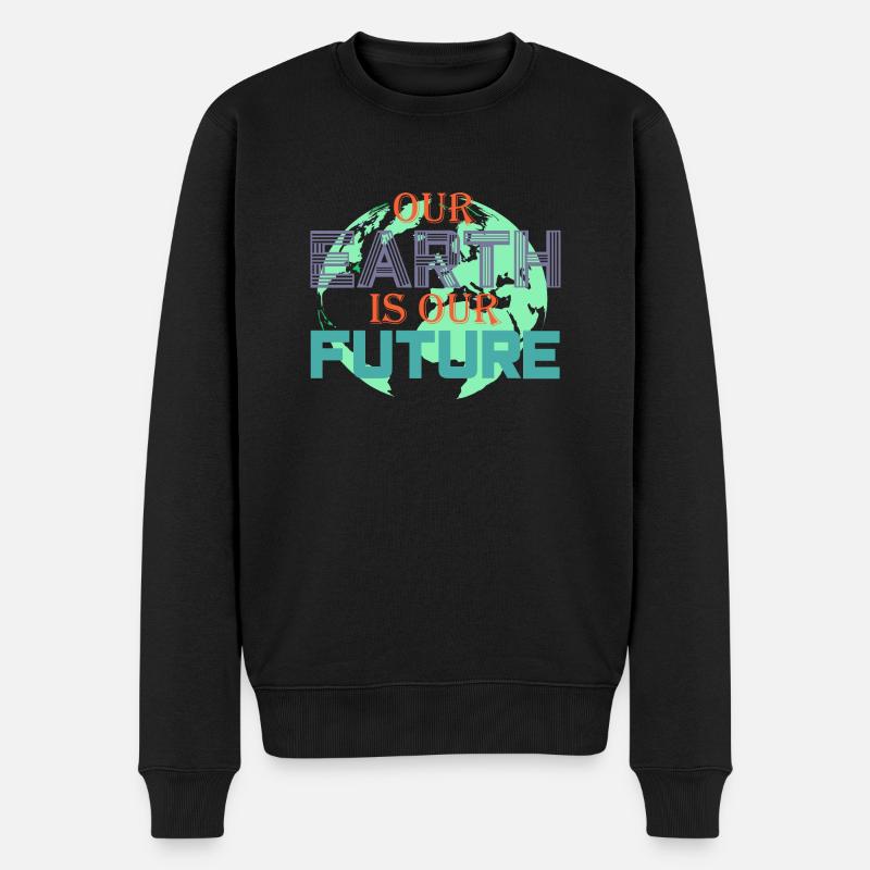 Ma Terre - Mon avenir - Pull Premium bio Homme - noir