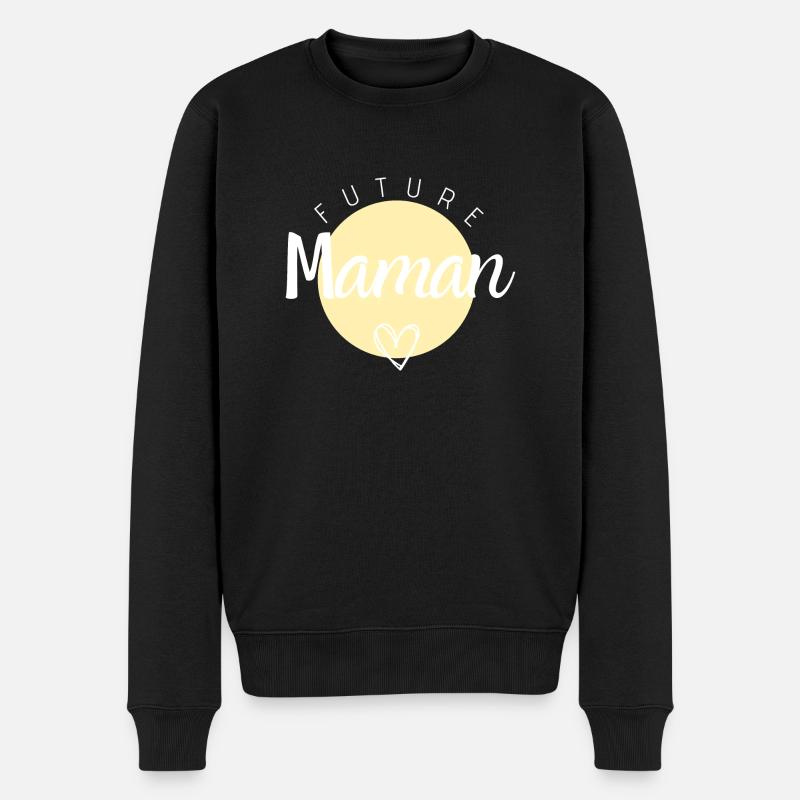 Future maman - Pull Premium bio Homme - noir