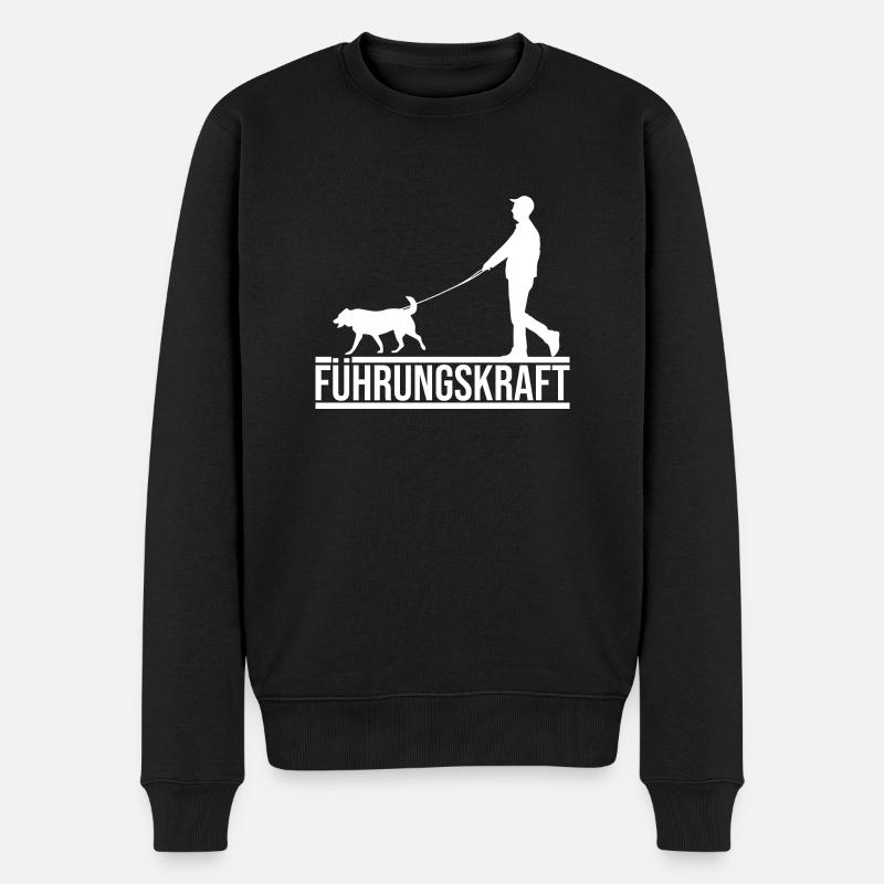 Chiens Animaux de compagnie - Pull Premium bio Homme - noir