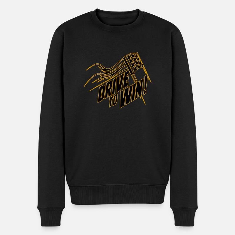 VOLONTÉ DE GAGNER - Pull Premium bio Homme - noir
