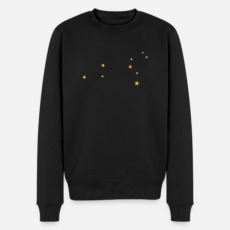 Signe astrologique Lion - Pull Premium bio Homme - noir