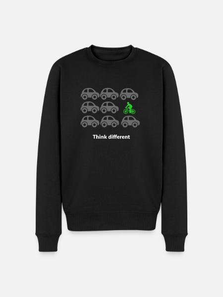 Cycle - Men's Premium Organic Jumper - black