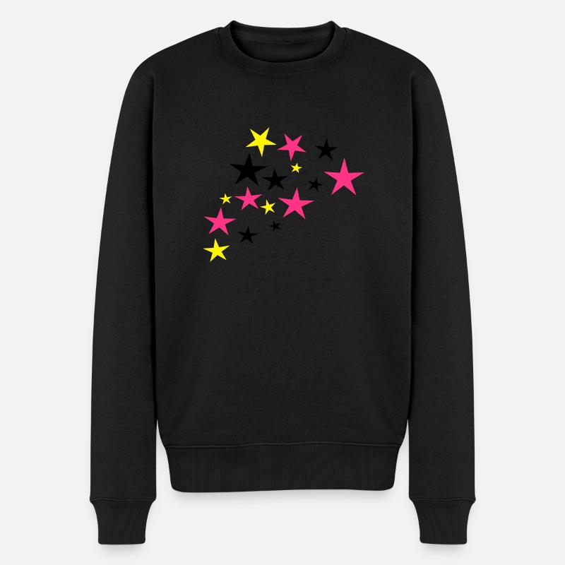 étoiles - Pull Premium bio Homme - noir