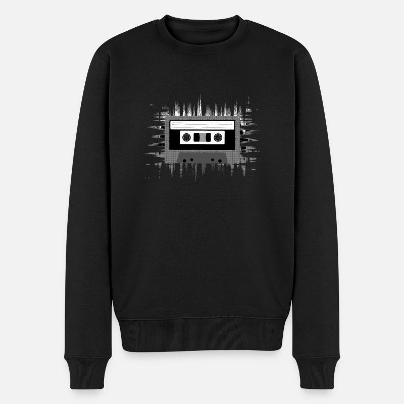 Cassette audio - Pull Premium bio Homme - noir