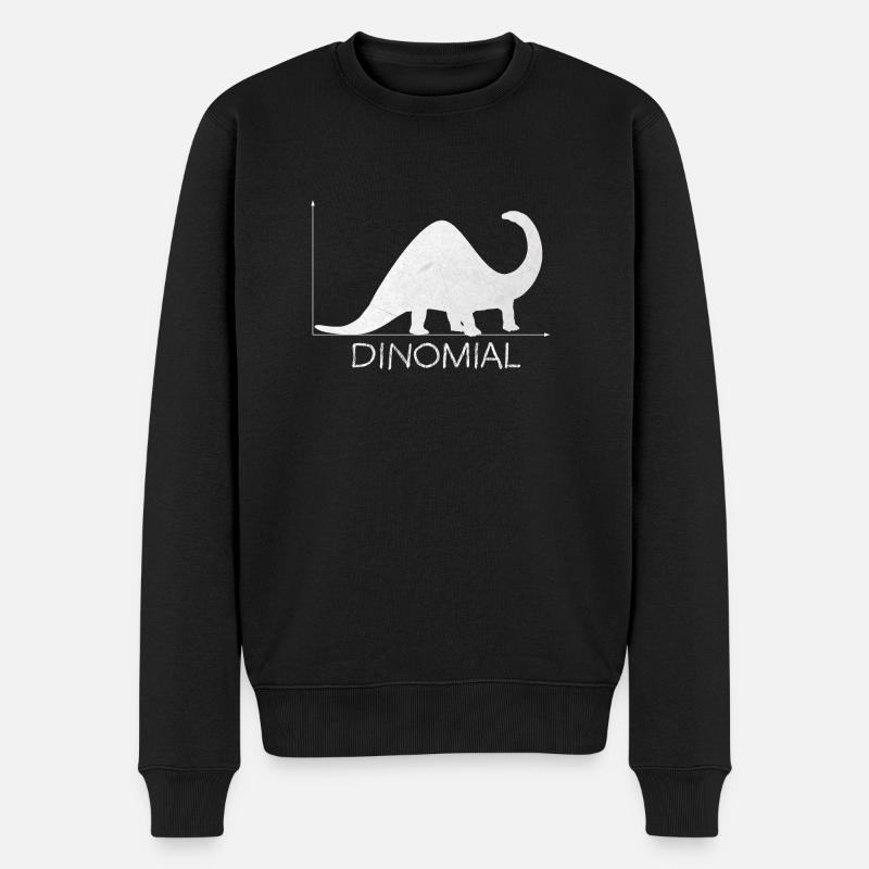 Binomial Dinomial Mathematician Stochastics - Men's Premium Organic Jumper - black