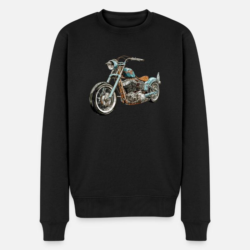 Eternel chopper - Pull Premium bio Homme - noir