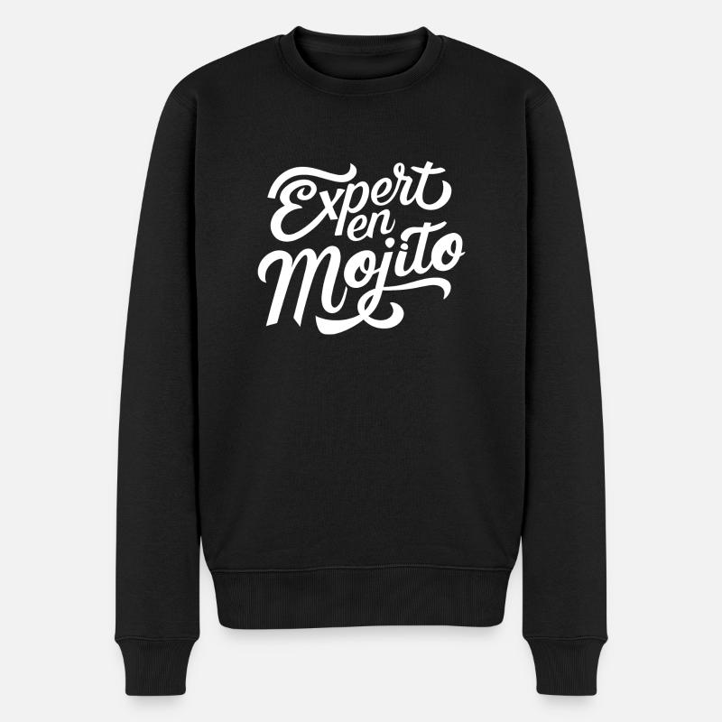 Expert en mojito - Pull Premium bio Homme - noir