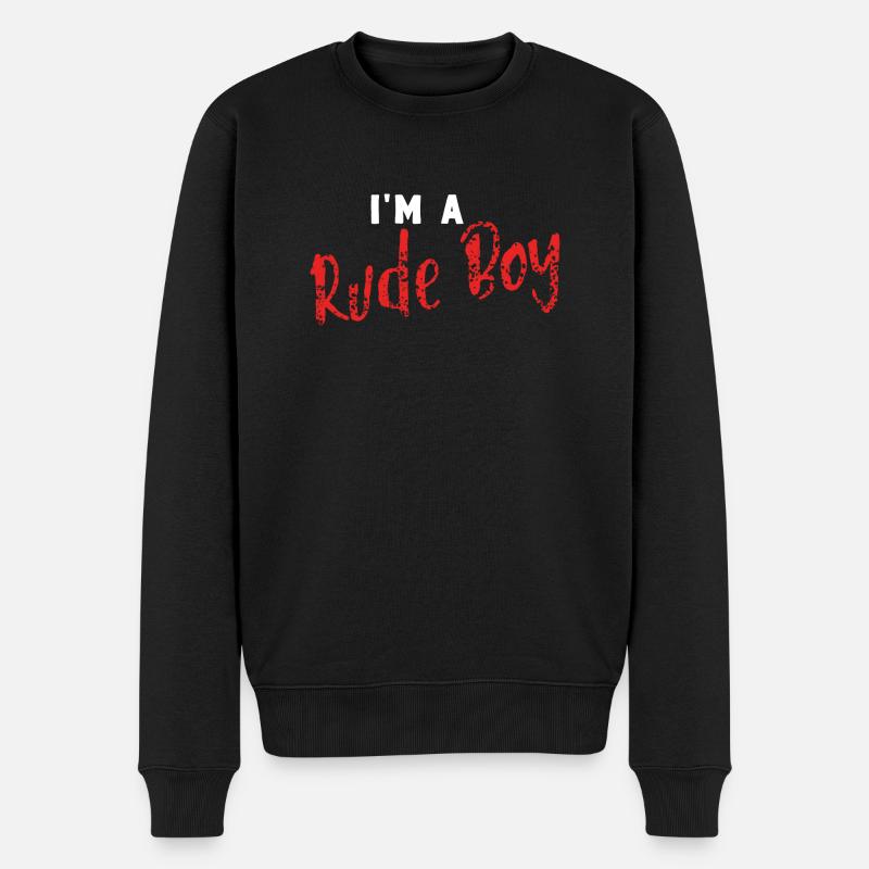 Idée cadeau coquine garçon coquin - Pull Premium bio Homme - noir