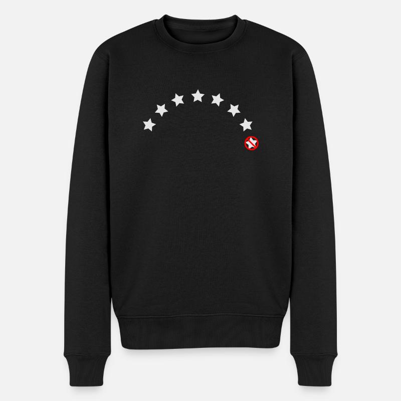 7 STERNE Venezuela - Männer Premium Bio Pullover - Schwarz