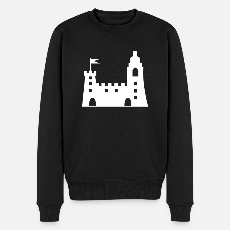 château - Pull Premium bio Homme - noir