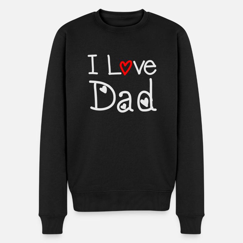 Dad - Pull Premium bio Homme - noir