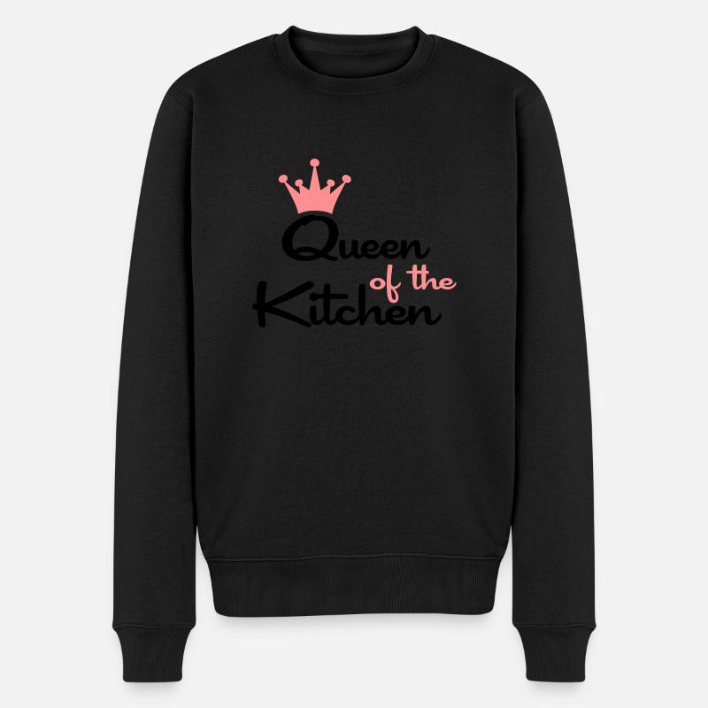 cuire - Pull Premium bio Homme - noir