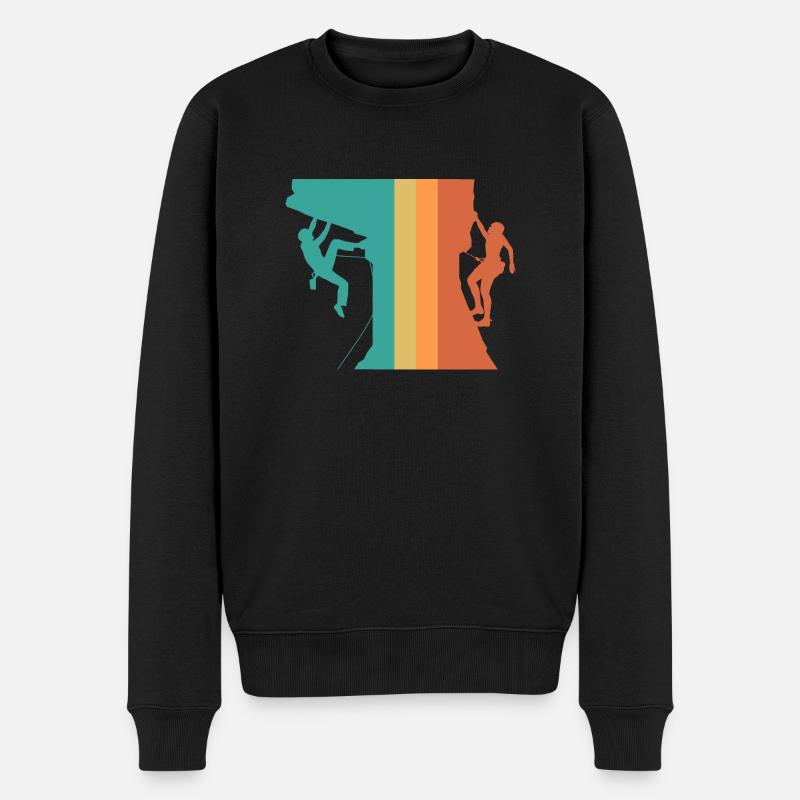 Escalade Vintage - Pull Premium bio Homme - noir