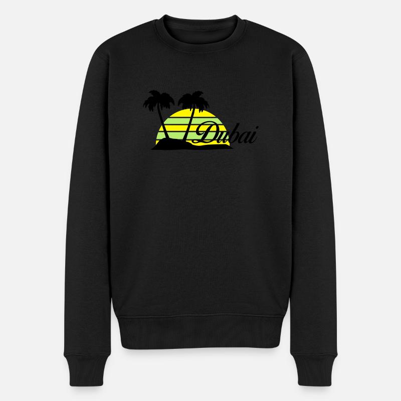dubai - Männer Premium Bio Pullover - Schwarz
