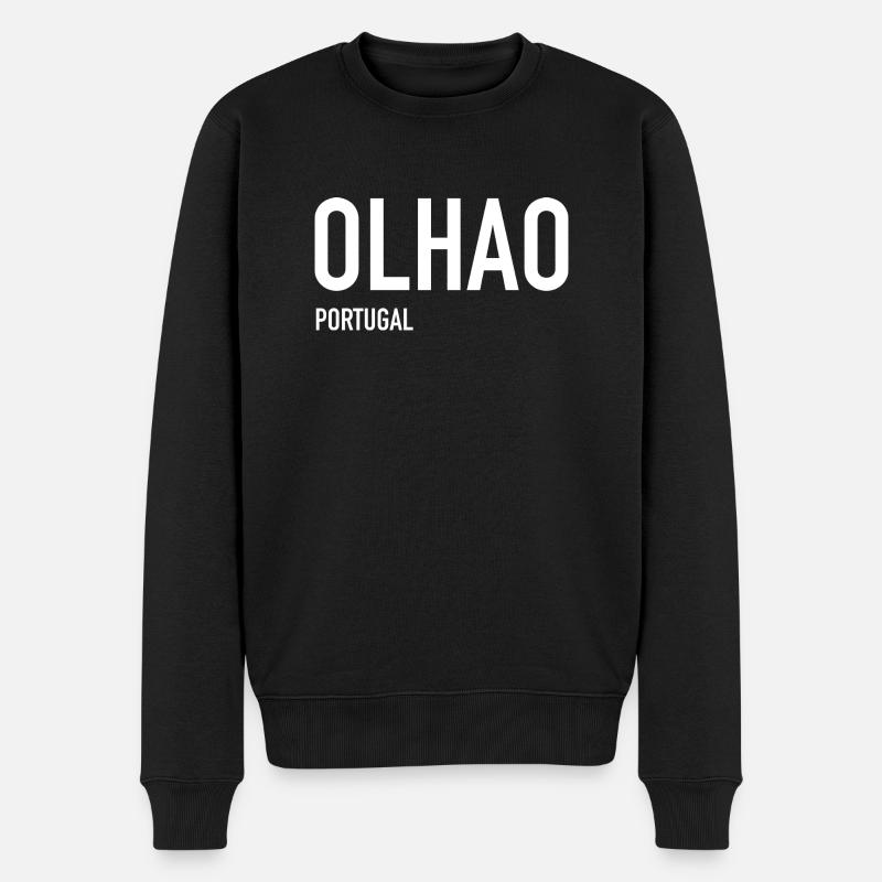 OLHAO - PORTUGAL - Pull Premium bio Homme - noir