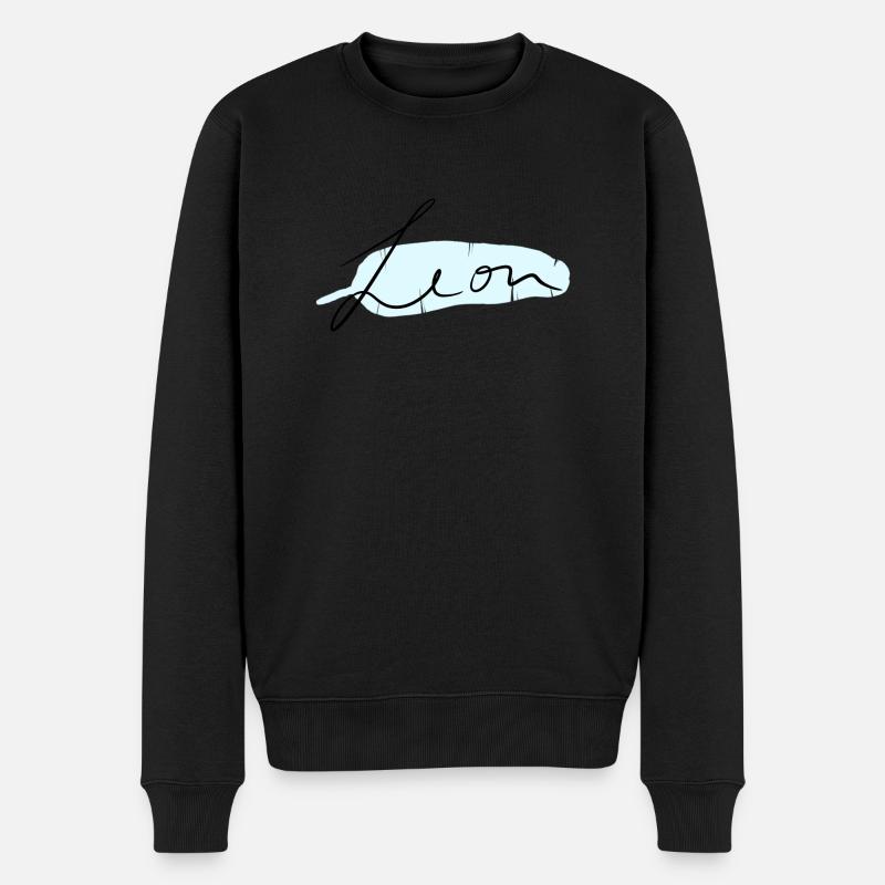 Léon - Pull Premium bio Homme - noir