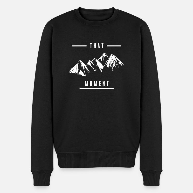 ce moment - Pull Premium bio Homme - noir