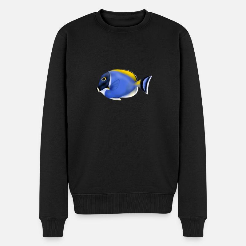 ACANTHURUS LEUCOSTEMON - Pull Premium bio Homme - noir