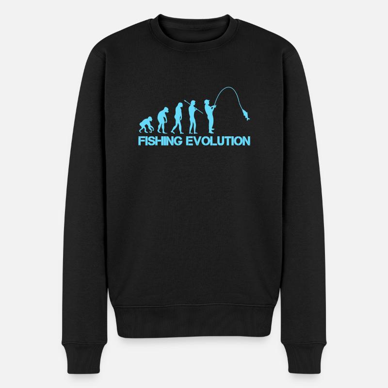 Évolution de la pêche 1 - Pull Premium bio Homme - noir