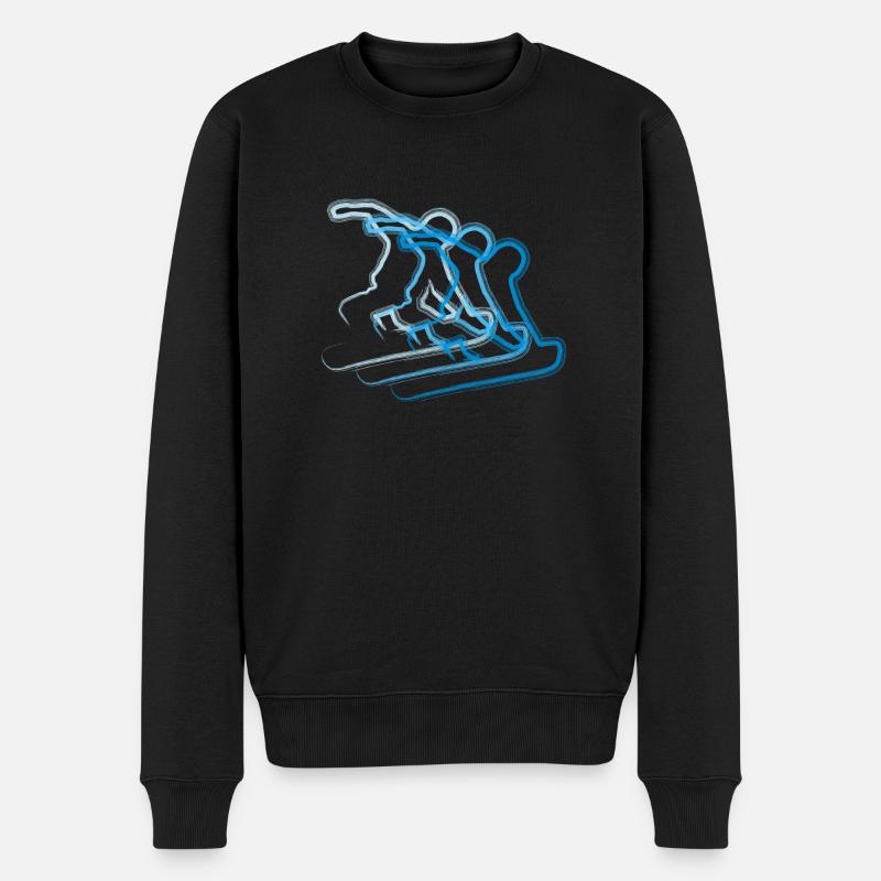 Planche à neige - Pull Premium bio Homme - noir