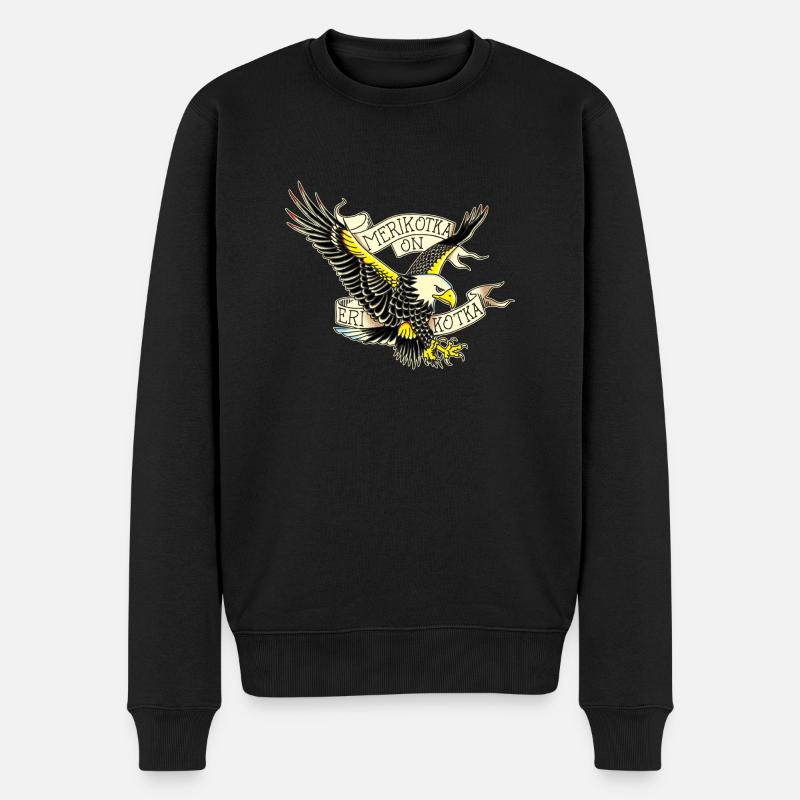 Merikotka - Pull Premium bio Homme - noir