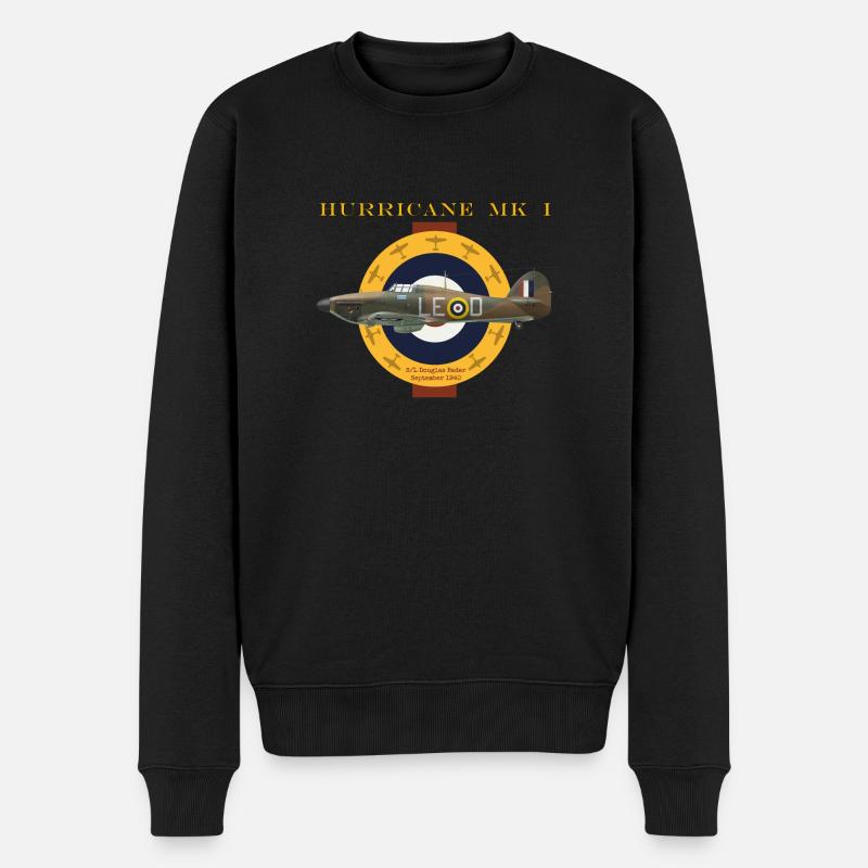 Hurricane Mk I Bader - Pull Premium bio Homme - noir