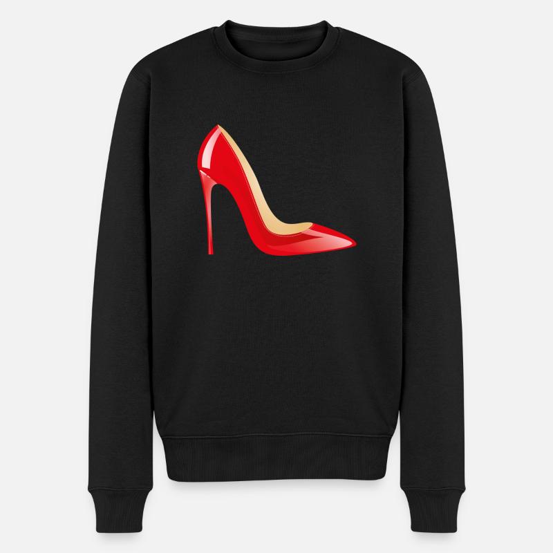 Smiley High Heels - Pull Premium bio Homme - noir